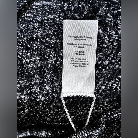 ARITZIA WILFRED FREE Burnette Tank Swing Top Racerback Black & Gray Marled Med - Picture 11 of 15